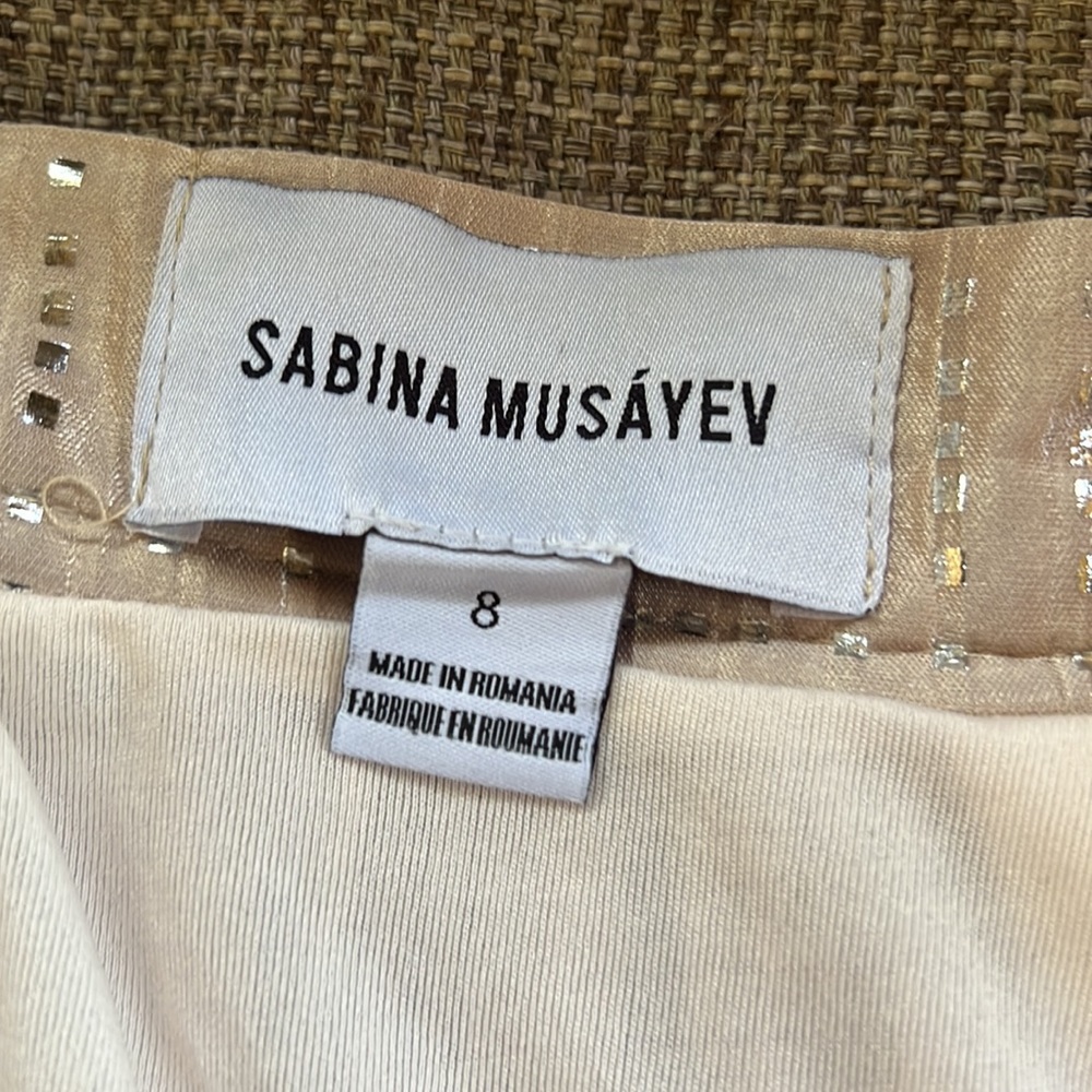 Sabina Musayev Sparkle Pleated Skirt - Picture 4 of 8
